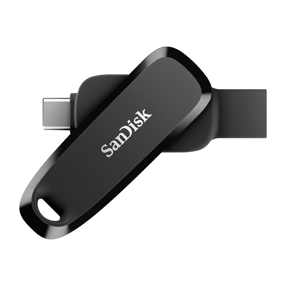 Pen Drive Sandisk 64gb Usb A/C 3.2 Gen 1 100Mbs Preto