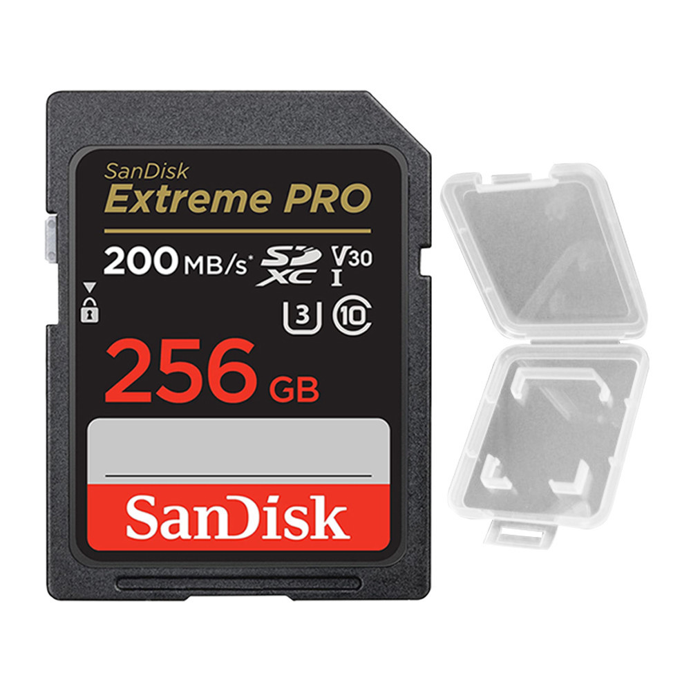 Cartão de Memória Sandisk 256gb Extreme Pro Cartão Sd 200Mbs em Oferta na Shopee