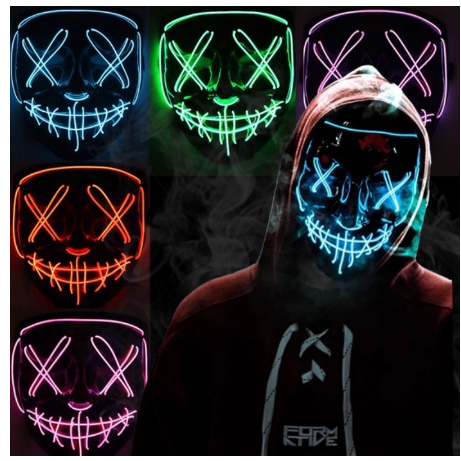 Máscara The Purge Neon: Onde Comprar | BuscaProdutos