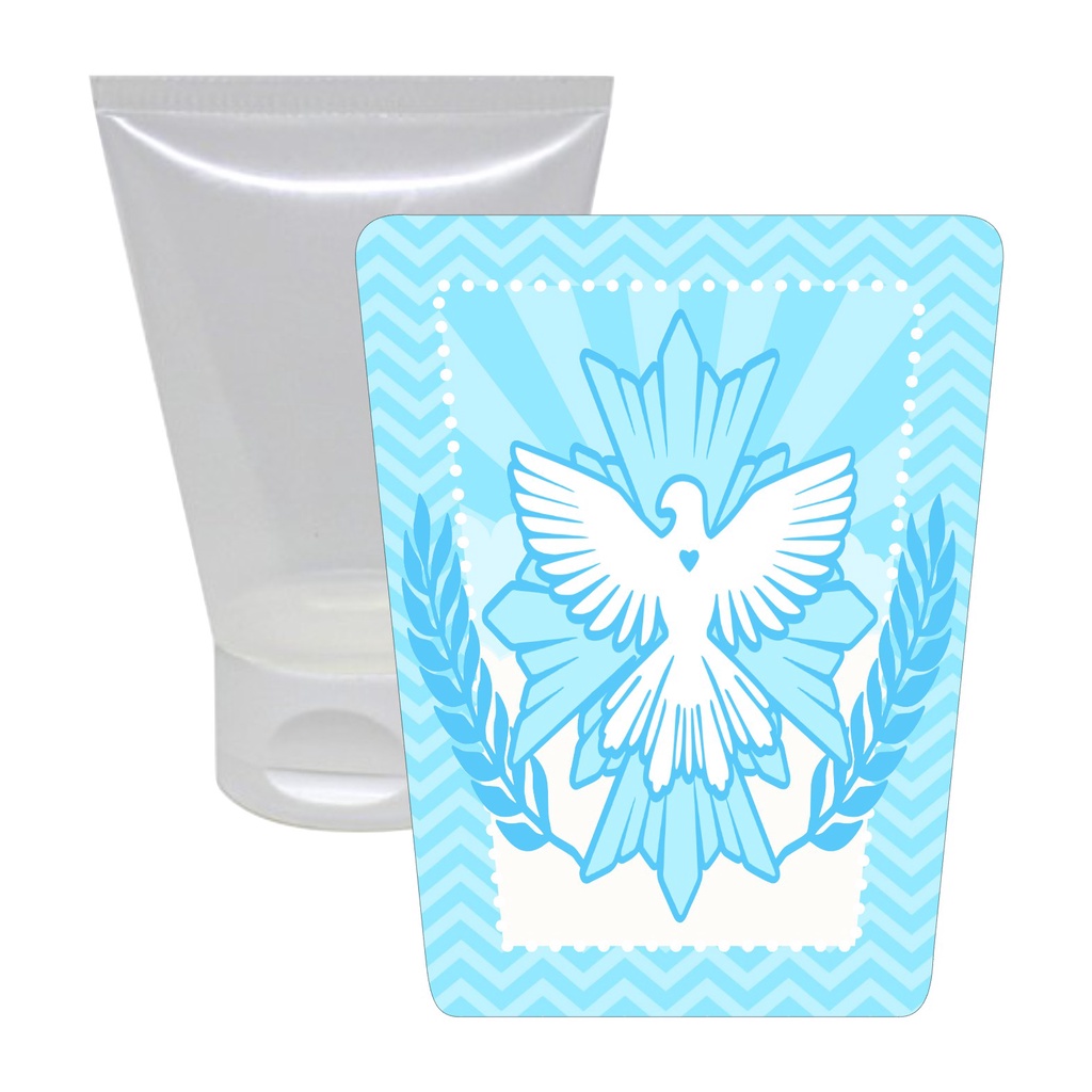 10 Adesivos para Bisnaga 30ml Batizado Menino-Pronto para ser aplicado, Decoração Festa Aniversário