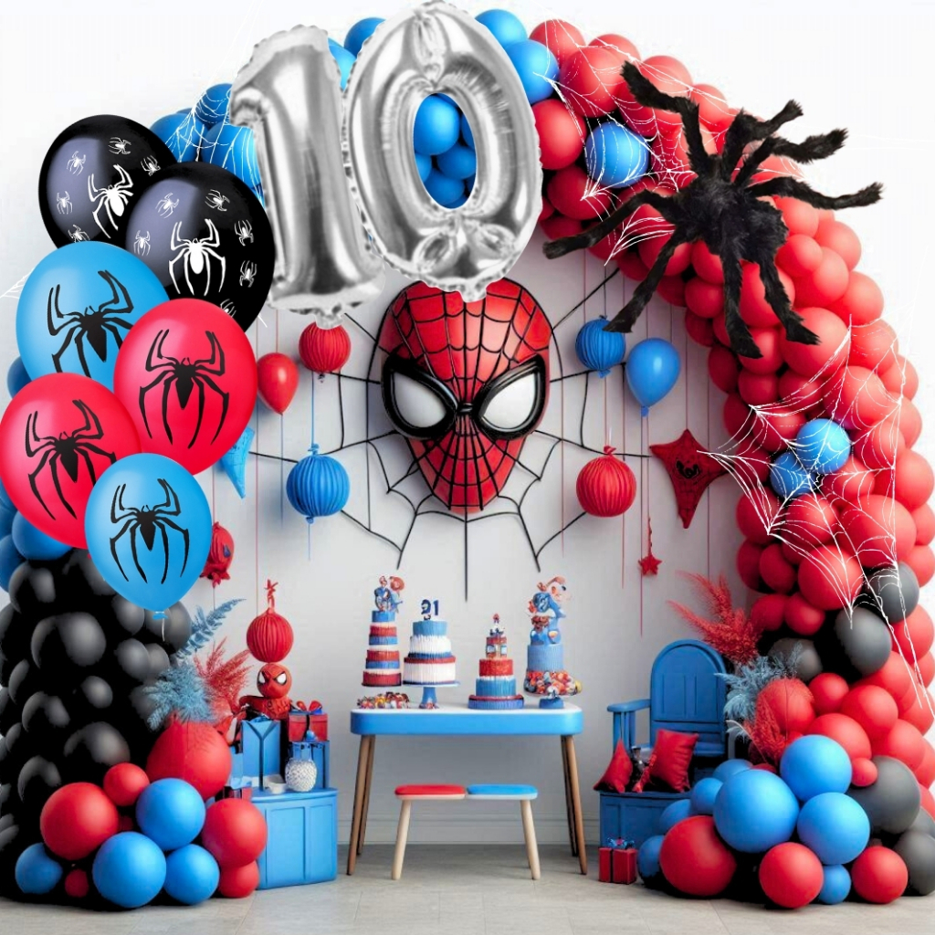 Kit Arco Desconstruído Homem-Aranha Premium 150 Itens