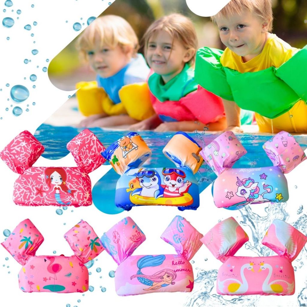 Boia Colete de Natação Infantil Flutuador Standart Salva Vidas Piscina Não Fura Colete Flutuante