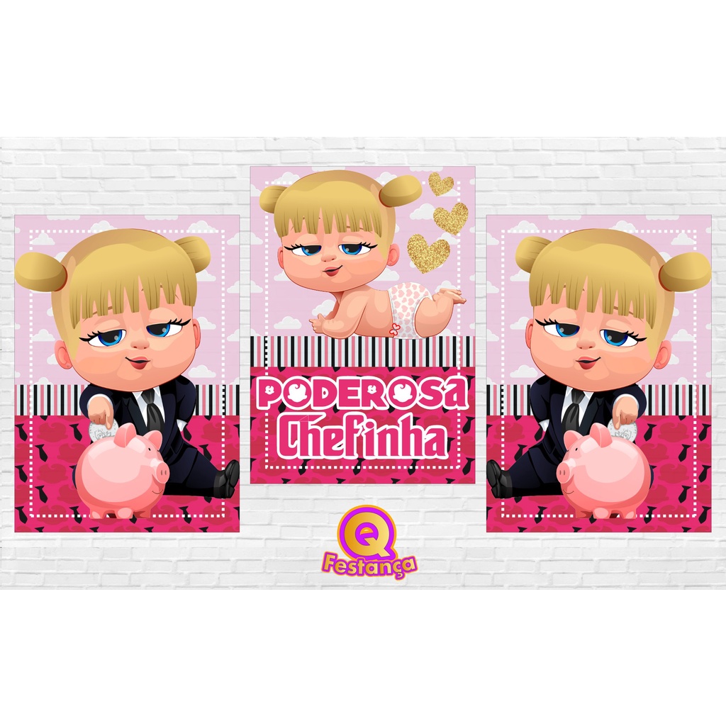 Poster Poderosa Chefinha 30x40cm - KIT COM 3 POSTER
