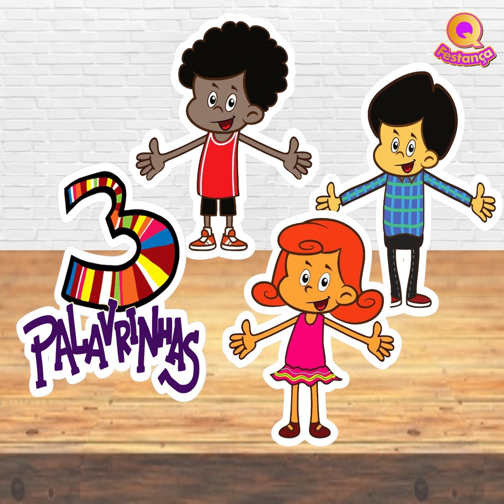 Display para Mesa 3 Palavrinhas 25cm Com Base- Aniversário Festa Biblíca Infantil Decoração em Oferta na Shopee