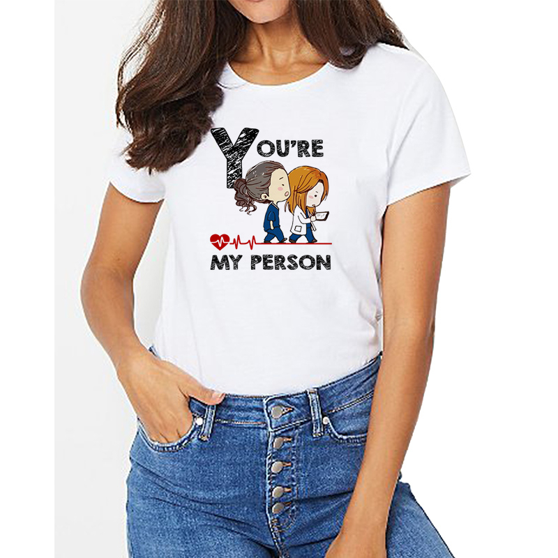 Camiseta Grey's Anatomy You Are my person você é minha pessoa séries / fãs presente / namorados