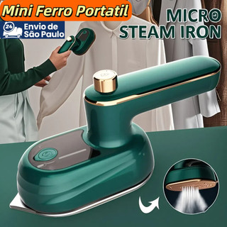 Mini Ferro Portatil De Passar Roupa Vapor Para Viagem Elétrico Pequeno 110v e 220v Alta T…