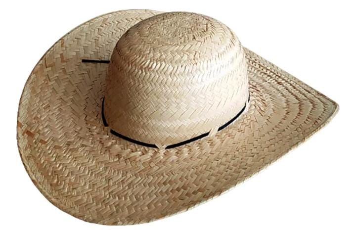 Chapéu De Palha Amarelo Pantaneiro Roça Moda Praia
