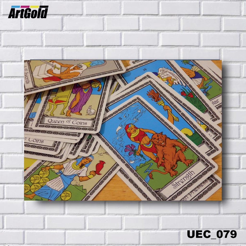 Placas Quadros Decorativos em MDF - Esotérico -  Tarô - Baralho Cigano