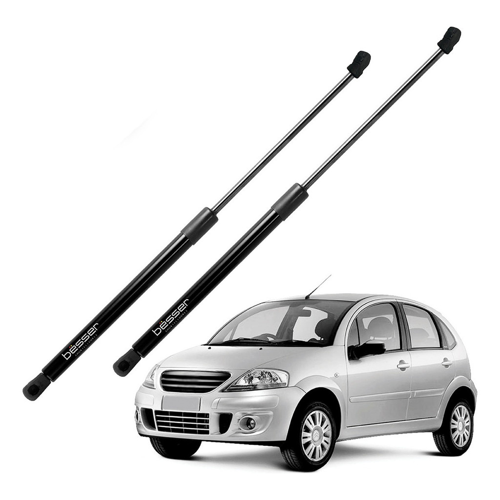 Par Pistão a Gás Tampa Porta Malas Citroen C3 Hatch Amortecedor Para Tampa Porta Malas Citroen C3 em Oferta na Shopee