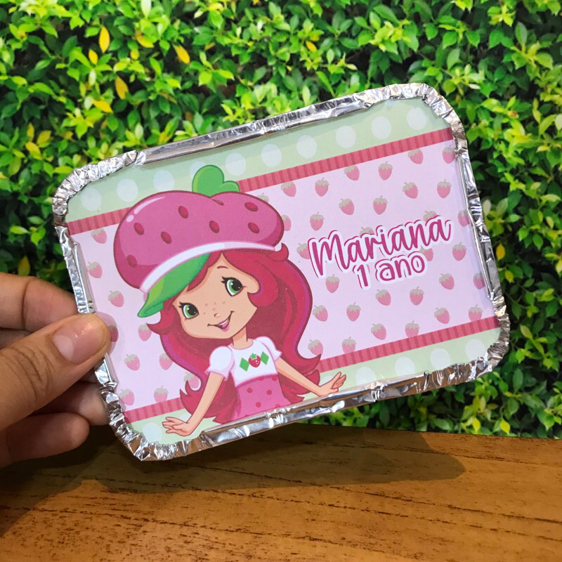 Marmita personalizada Moranguinho /  personalizados / kit marmita / lembrancinhas de aniversário