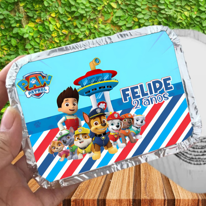 Marmita personalizada Patrulha canina/ personalizados / kit marmita / lembrancinhas de aniversário / marmitinha