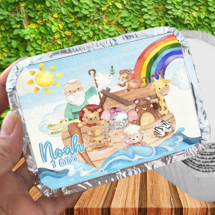 Marmita personalizada Arca de Noé 2 / personalizados / kit marmita / lembrancinhas de aniversário / marmitinha