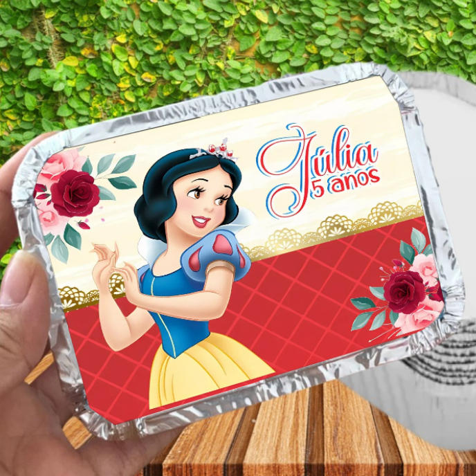 Marmita personalizada Branca de neve / personalizados / kit marmita / lembrancinhas de aniversário / marmitinha