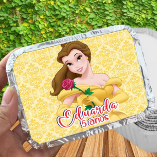 Marmita personalizada A bela e a Fera 2/ Princesa Bela / personalizados / kit marmita / lembrancinhas de aniversário