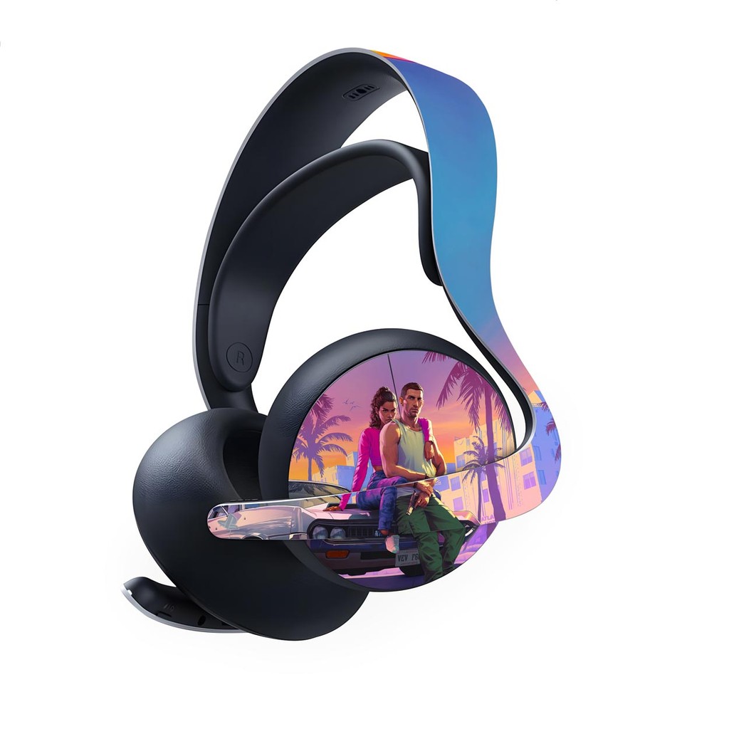 Skin Anti-Rage PS5 Headset Pulse Elite Adesivo - GTA 6 VI