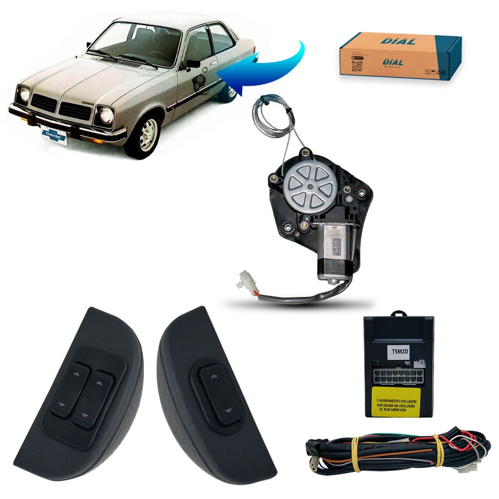 Kit Vidro Elétrico Chevy Intel S/ Ventarola 1982