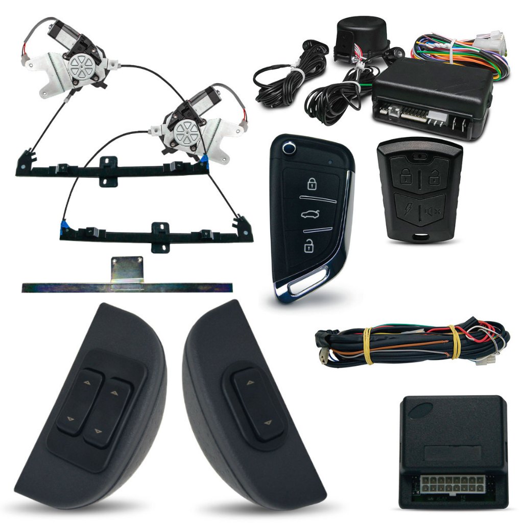 Kit Vidro Elétrico+alarme Canivete Fusca S/ventarola