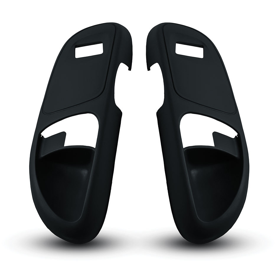 Par de Moldura da Maçaneta Gol Parati G2 ou G3 (Traseiro) Com Furo Preta em Oferta na Shopee