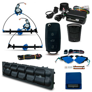 Kit Vidro Eletrico Gol G2 G3 City Special 2P + Trava + Alarme em Oferta na Shopee