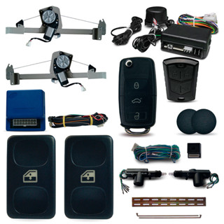 Kit Vidro Elétrico Gol Saveiro Parati e Voyage Quadrado Trava + Alarme Com chave em Oferta na Shopee