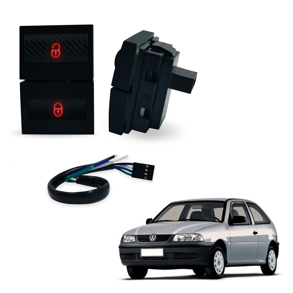 Botão De Trava Elétrica Gol G3 ou G4 Modelo Original