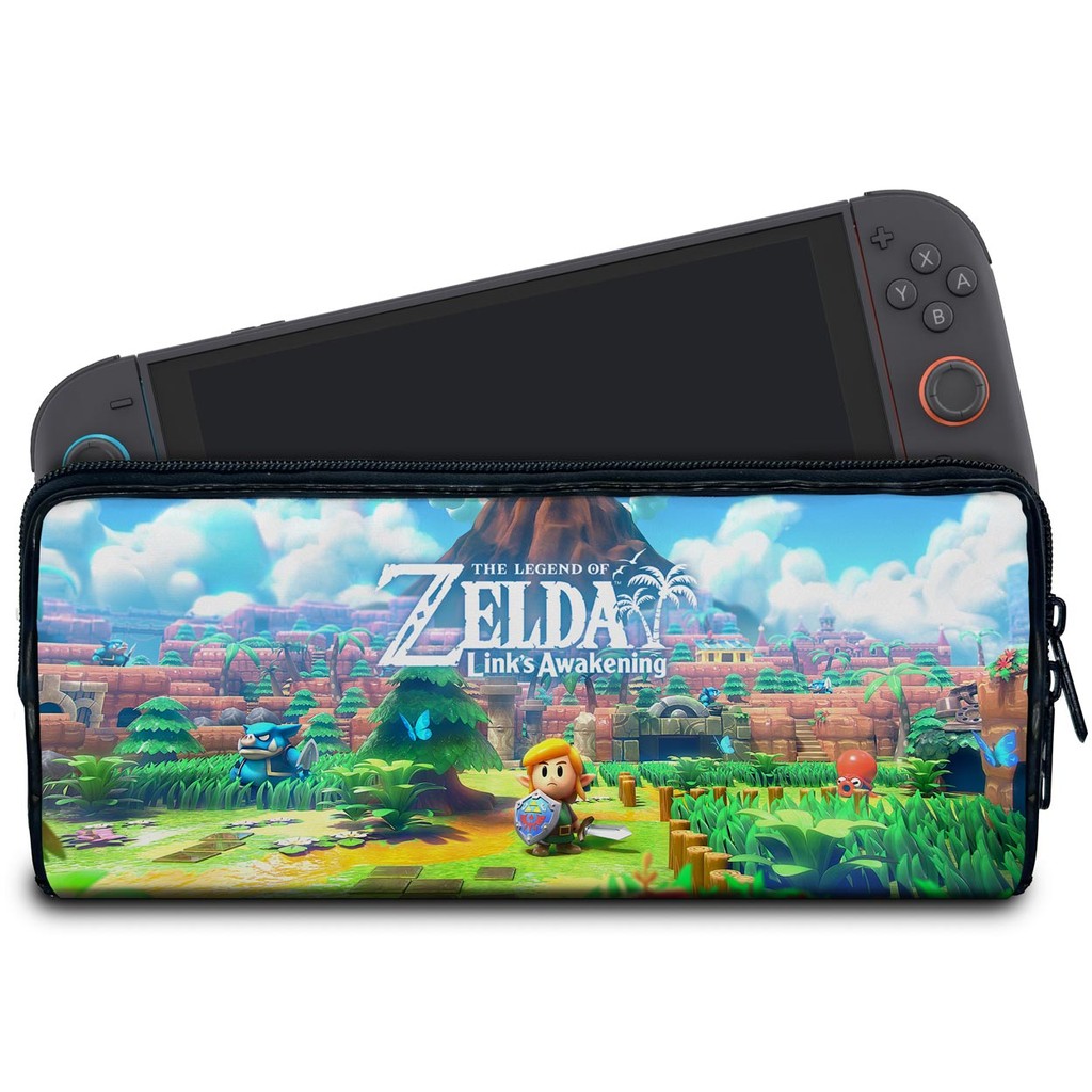 Case para Nintendo Switch 2 Bolsa Estojo - Zelda Link's Awakening