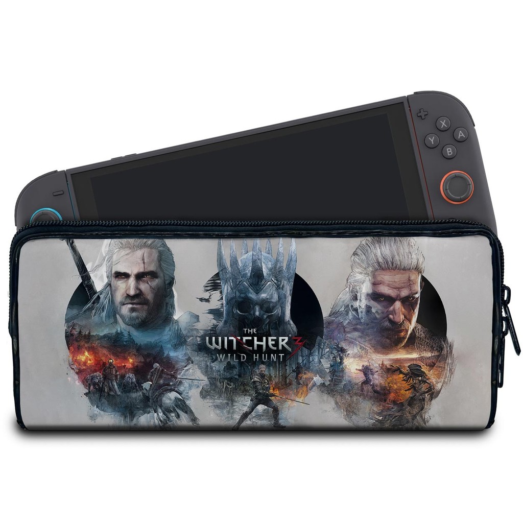 Case para Nintendo Switch 2 Bolsa Estojo - The Witcher 3: Wild Hunt