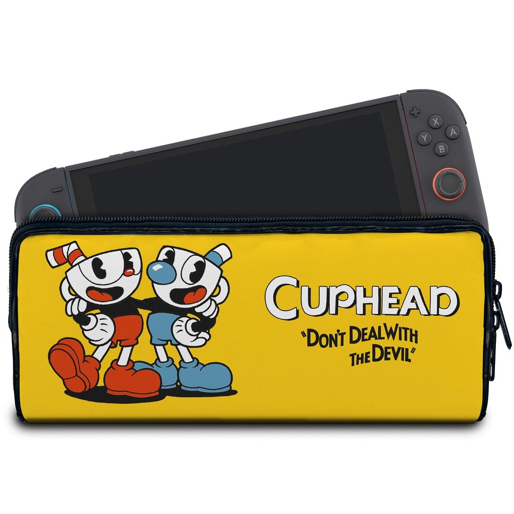 Case para Nintendo Switch 2 Bolsa Estojo - Cuphead
