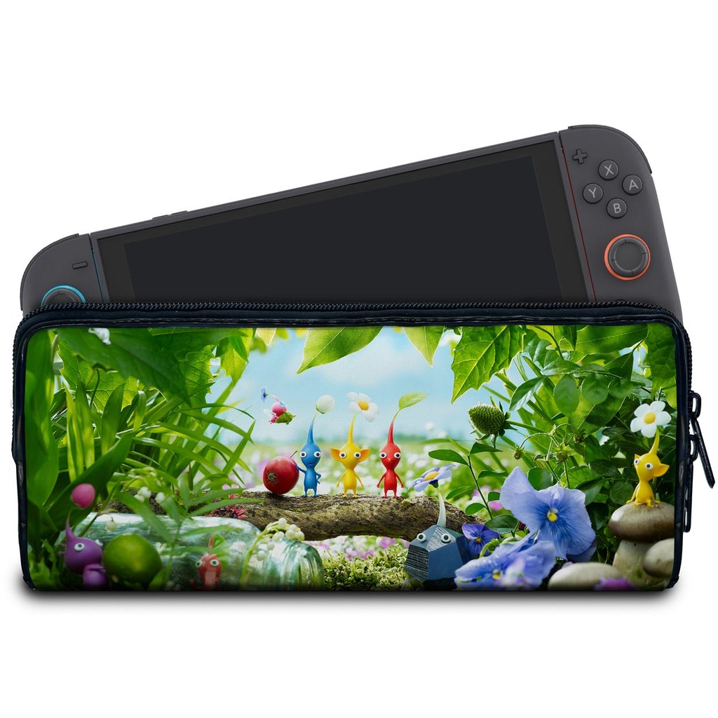 Case Para Nintendo Switch 2 Bolsa Estojo - Pikmin
