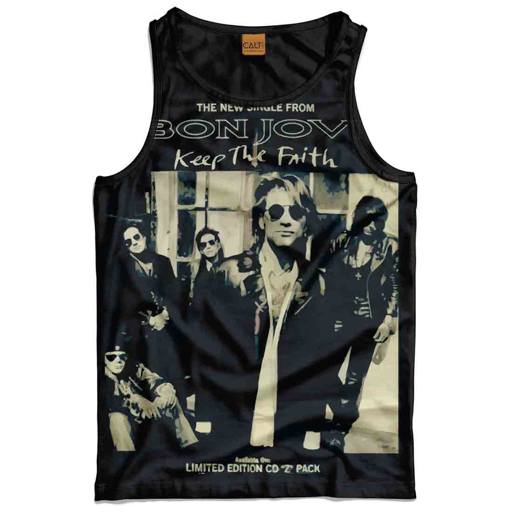 Regata Bon Jovi estilo banda rock estampada