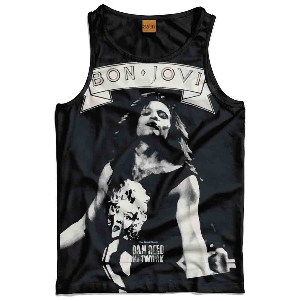 Regata Jon Bon Jovi banda estampada estilo rock