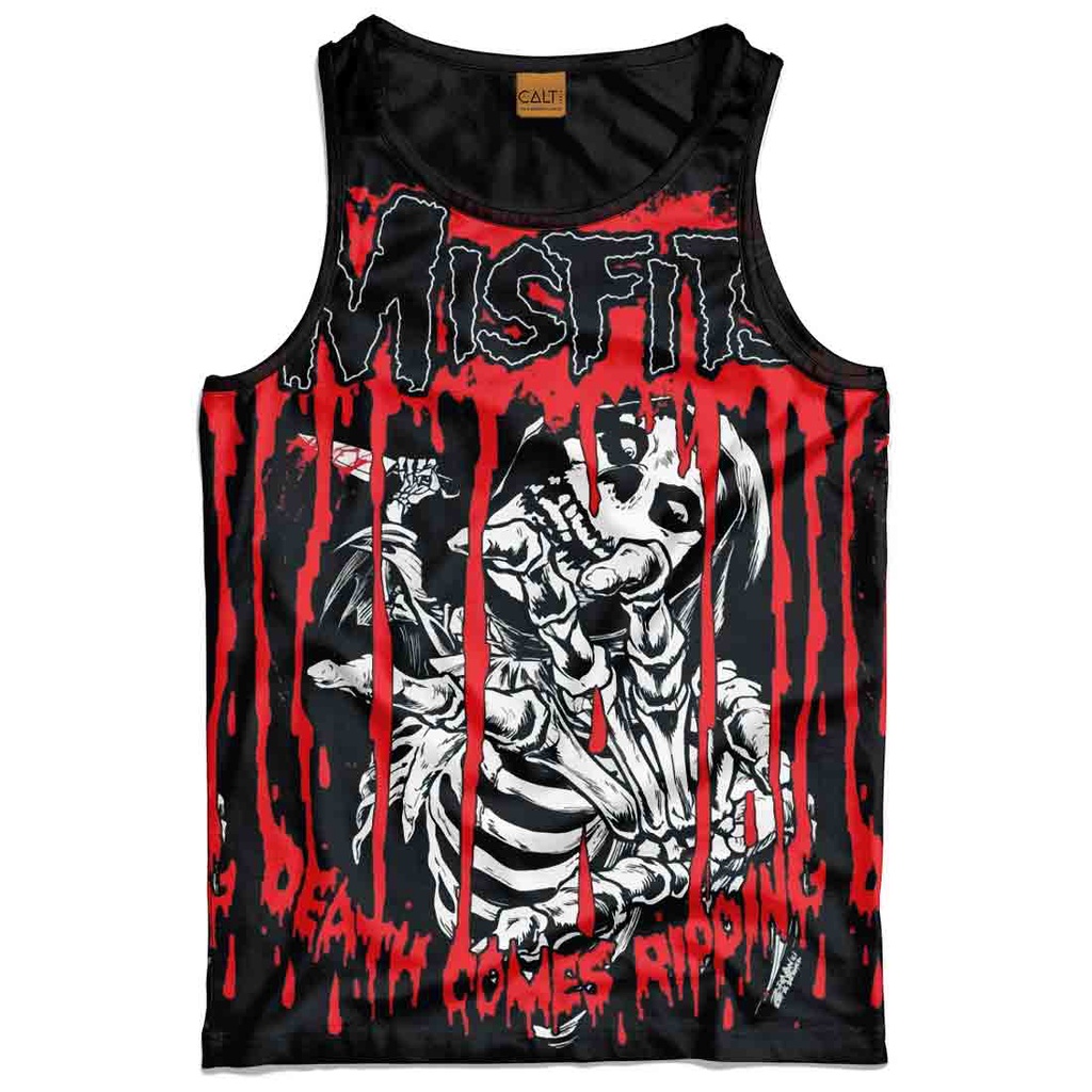 Regata Misfits punk rock caveira rock estampada