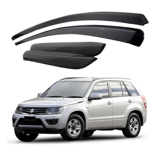 Par Jogo Calha De Chuva Suzuki Gran Vitara 2009 Até 2016 4p