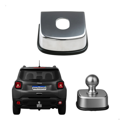 Tampa Capa Proteção 8,5 Para Engate Reboque Carretinha Inox