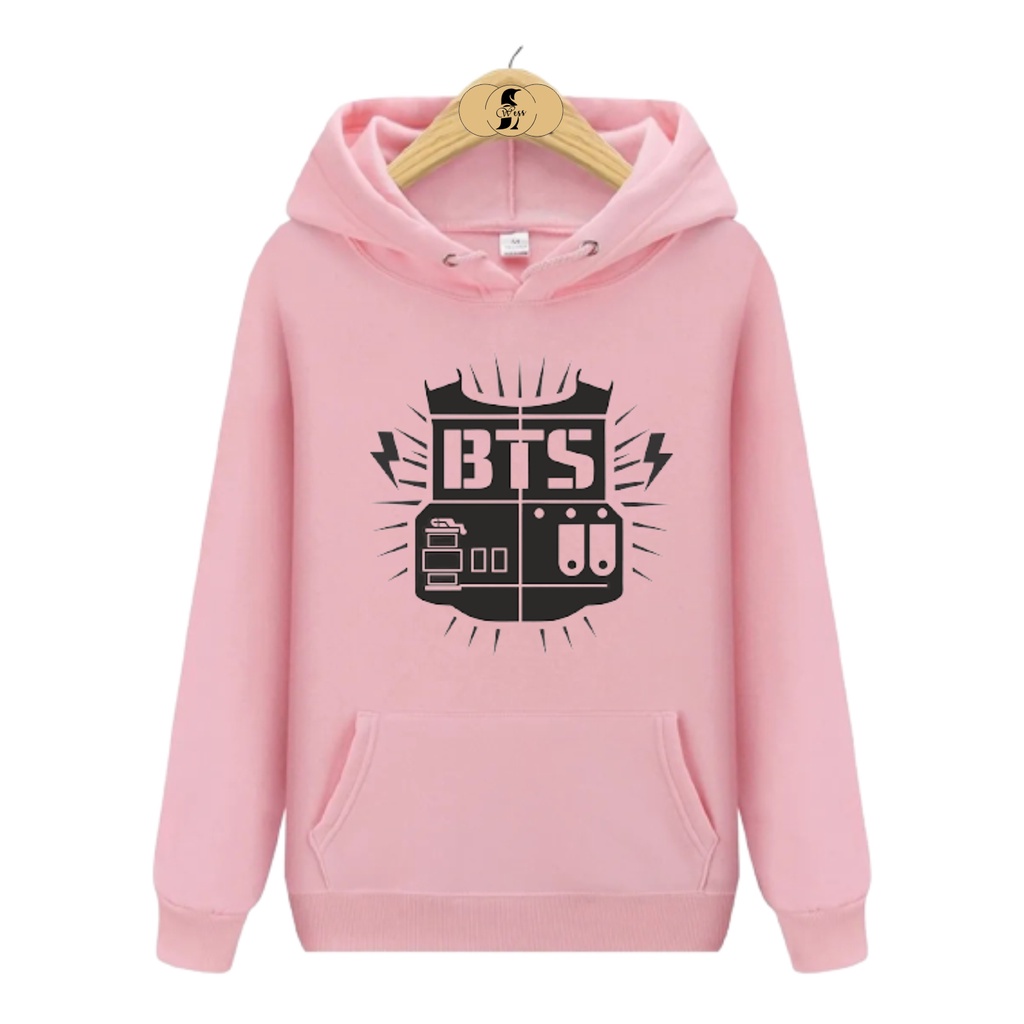 Blusa de Moletom Modelo Canguru estampa BTS II