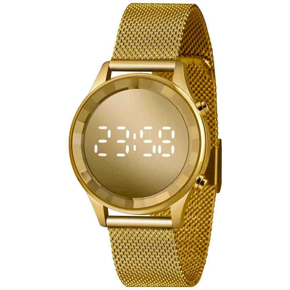 Relógio Dourado Feminino Lince LDG4648L