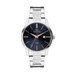 Relógio Prata Masculino Technos Steel 2115MPM/1K