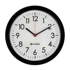 Relógio de Parede Preto Herweg Eurora 6575145