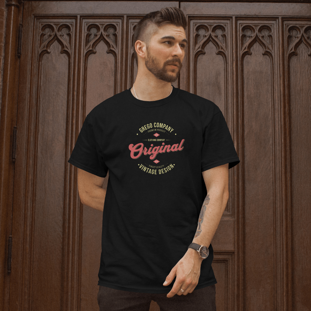 Camiseta Básica Estampa 100% Algodão Diversas Cores Moda Masculina Malha Reforçada Confortável