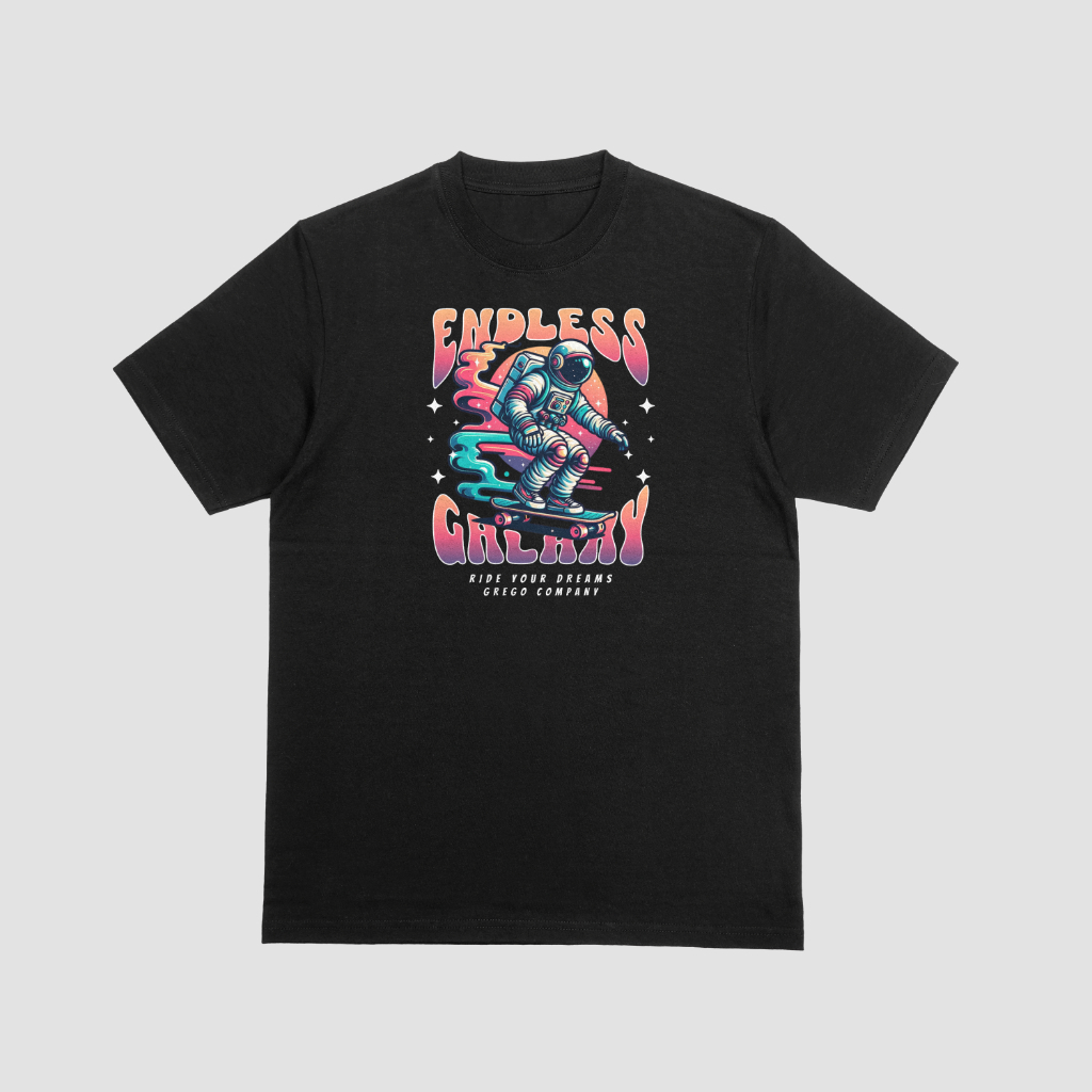 Camiseta Plus Size Galaxy Moda Street 100% Algodão Masculina Confortável Reforçada