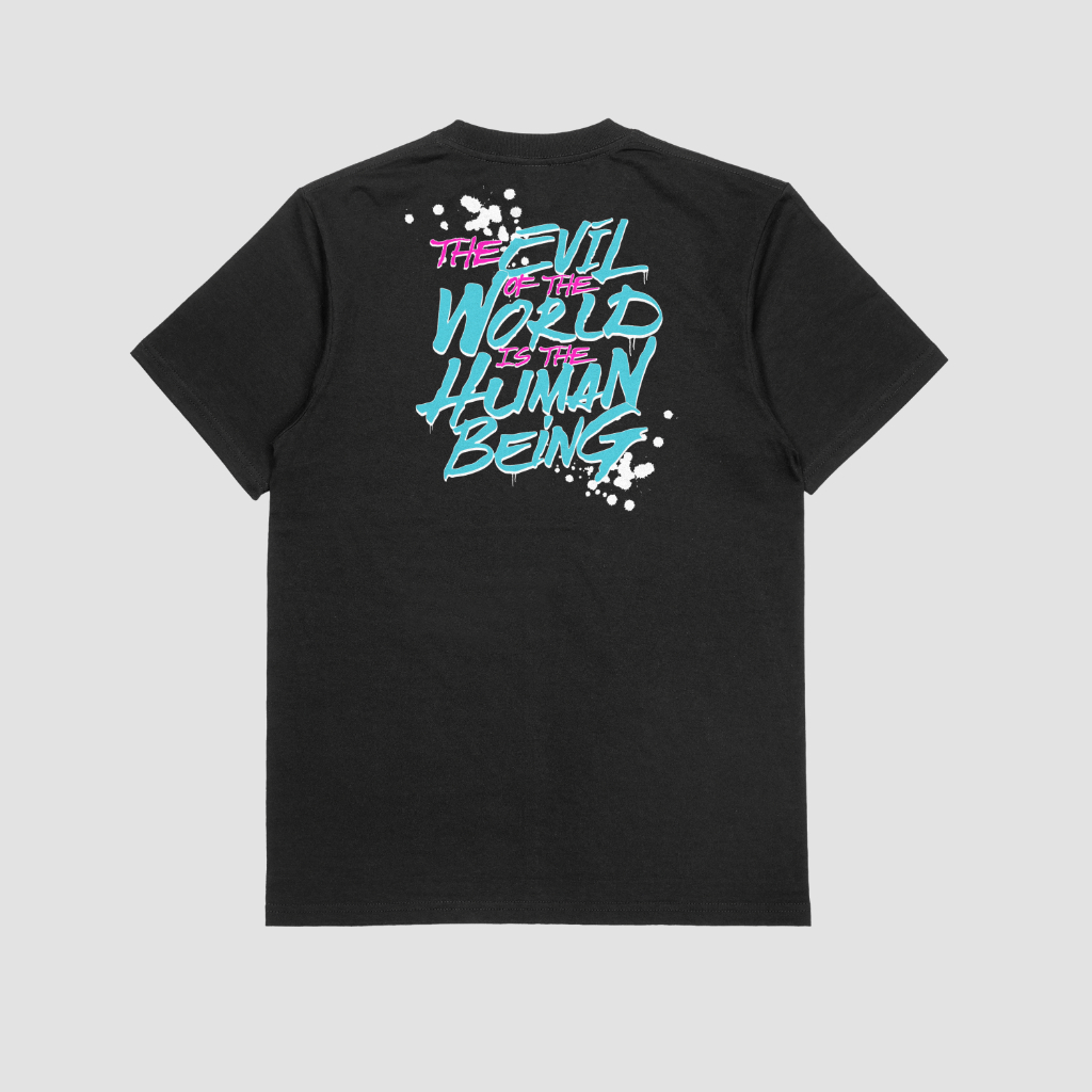 Camiseta Plus Size Evil Street G1 G2 G3 100% Algodão Moda Masculina Malha Resistente Confortável