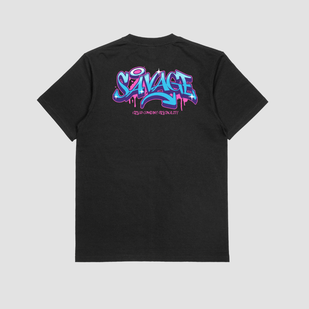 Camiseta Plus Size Savage Street G1 G2 G3 100% Algodão Moda Masculina Malha Resistente Confortável