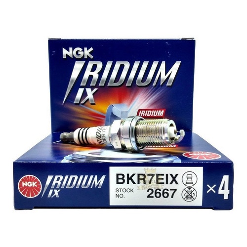 Jogo De Velas Ngk Iridium Gol Saveiro Voyage 1.6 8v Msi Ea111 Flex G4 G5 G6 G7 Bkr7eix