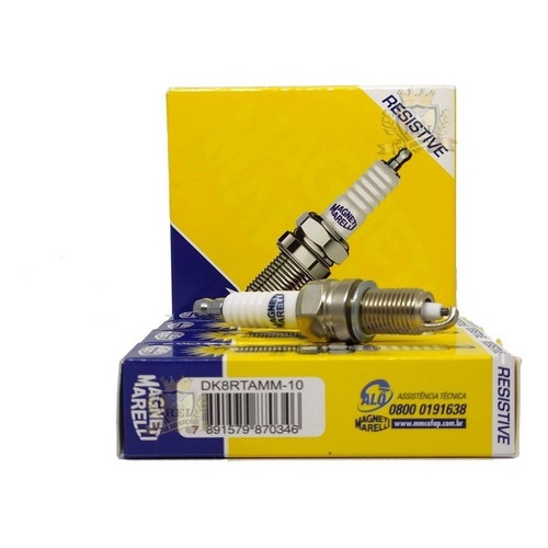 Jogo de Velas Grand Siena Tetrafuel 1.4 8v Fire EVO Desde 2011 Dk8rtamm10