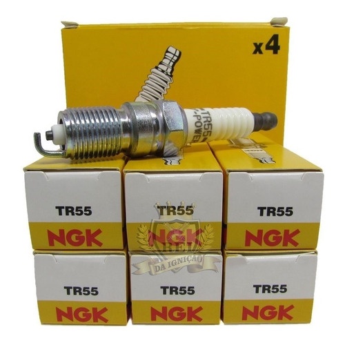 Jogo Vela Ignição Ngk Blazer S10 S-10 4.3 V6 Vortec Gasolina Desde 1996 Tr55