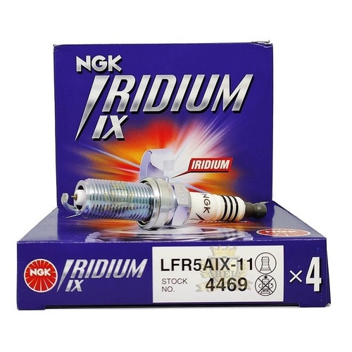 Jogo de Vela original Ngk Iridium Hyundai Ix35 2.0 168cv Gasolina 2009 a 2012 Lfr5aix11