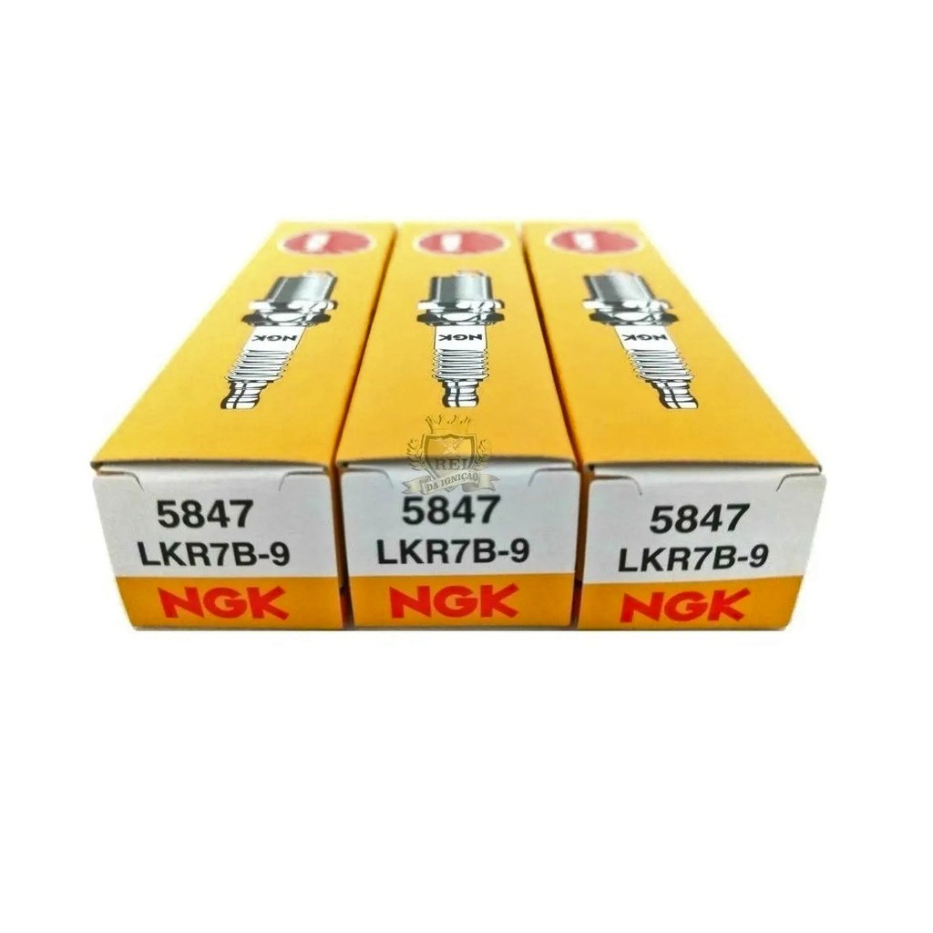 Jogo De Velas Ngk Smart Fortwo 1.0 12v 84cv Turbo Desde 2008 gasolina Lkr7b9 Original Ngk com nota fiscal