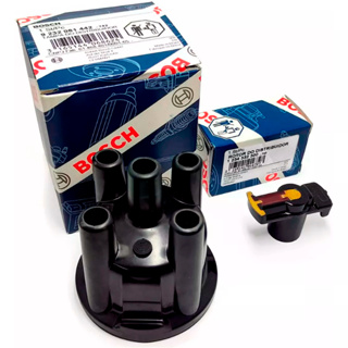 Kit Tampa Do Distribuidor Bosch 442 Com Pino + Rotor 300 Com Nota Fiscal em Oferta na Shopee