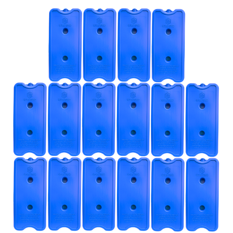 Placa bolsa gelo artificial reutilizavel rigido 1000 ml 16 unidades gelox cooler transporte