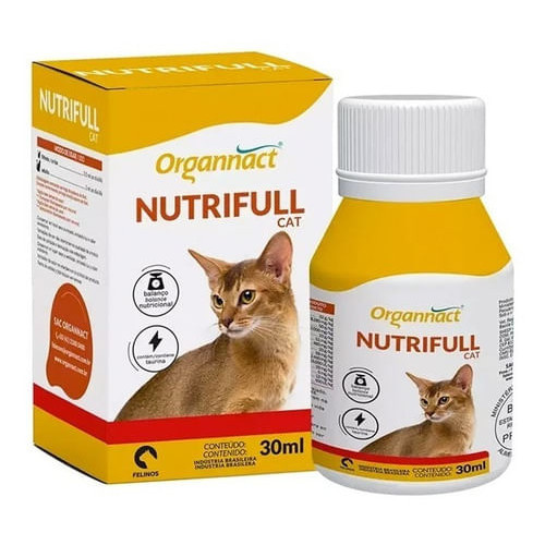 Suplemento Nutrifull Cat Organnact Para Gatos 30ml